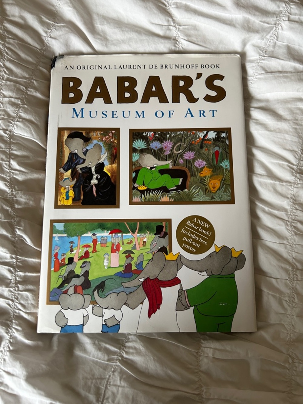 Babar's Museum of Art Hardcover Book - White Cover